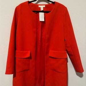 H&M Fire Orange Blazer